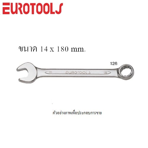 SKI - สกี จำหน่ายสินค้าหลากหลาย และคุณภาพดี | EUROTOOLS 126 แหวนข้างปากตาย 14 mm.